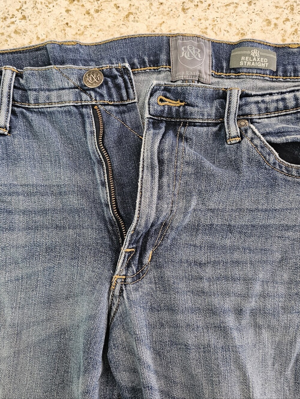 Men's Western Jeans Relaxed Straight
